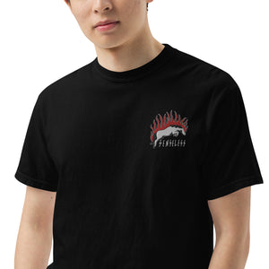 Flaming Horse Embroidered Tee