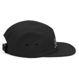 Embroidered Logo Five-Panel Hat (Multiple Color Options)