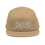 Embroidered Logo Five-Panel Hat (Multiple Color Options)