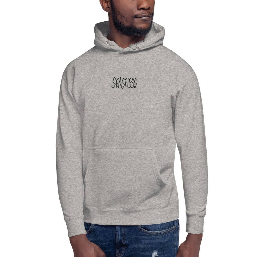 Senseless Logo Embroidered Hoodie Multiple Color Options